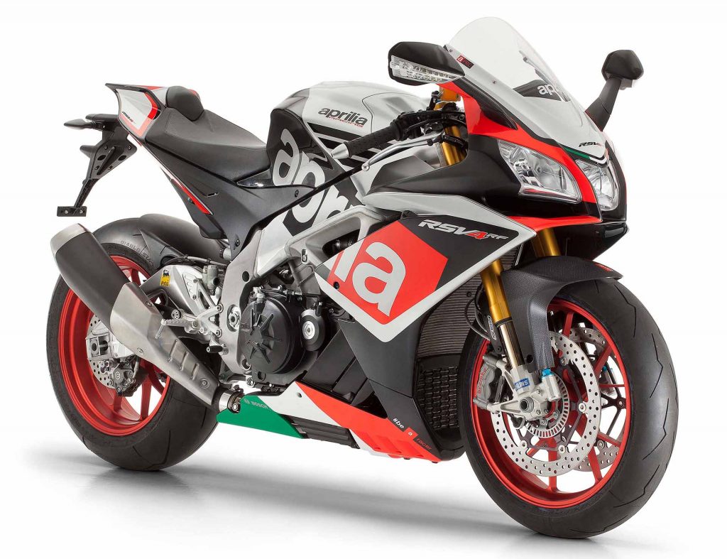 Aprilia RSV4 RF E4 kan prøvekjøres på MC-messens Vårmønstring 2018