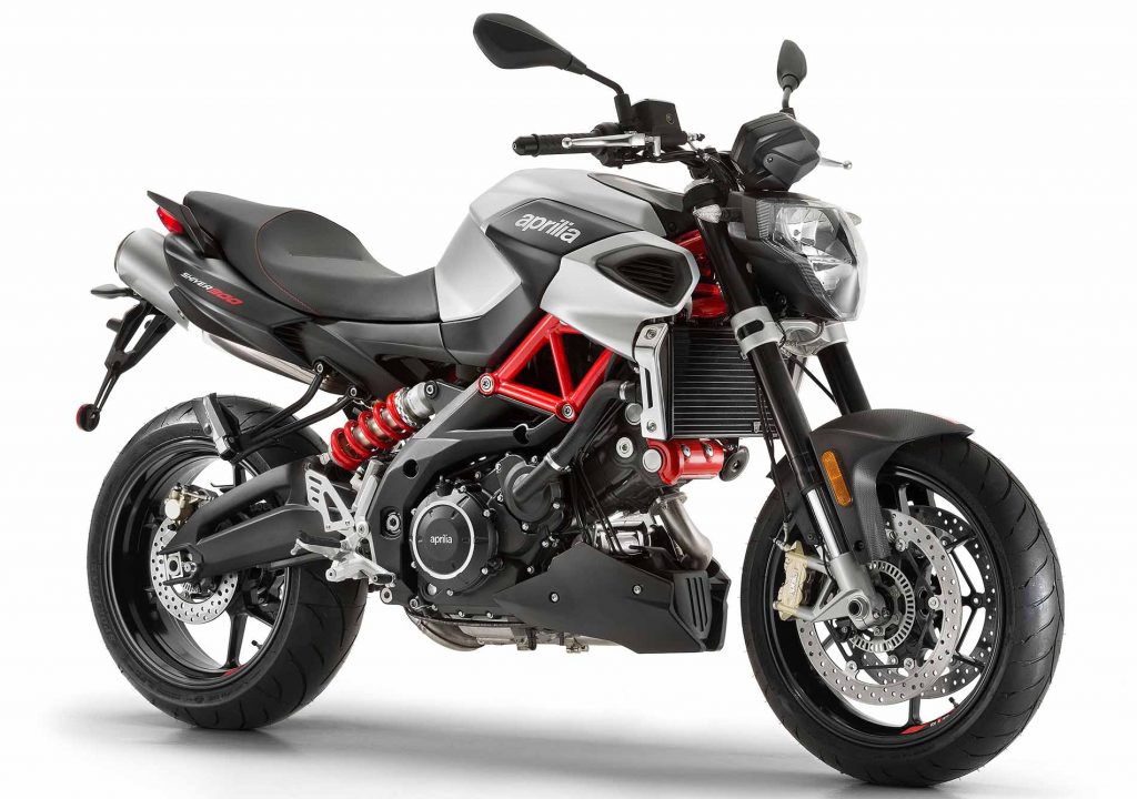 Aprilia Shiver 900 kan prøvekjøres på MC-messesn Vårmønstring 2018