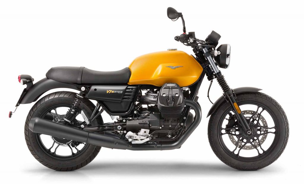 Moto Guzzi V7 Stone kan prøvekjøres på MC-messesn Vårmønstring 2018