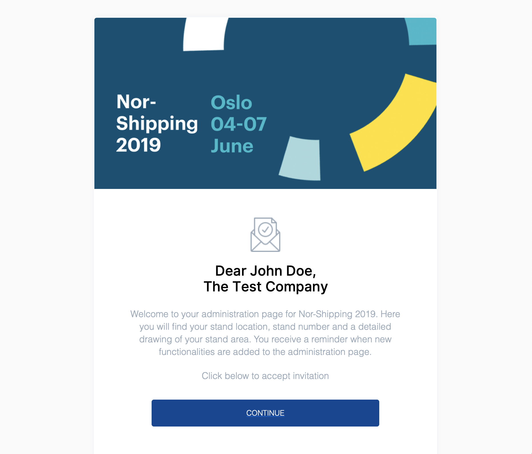 1. EMAIL INVITATION