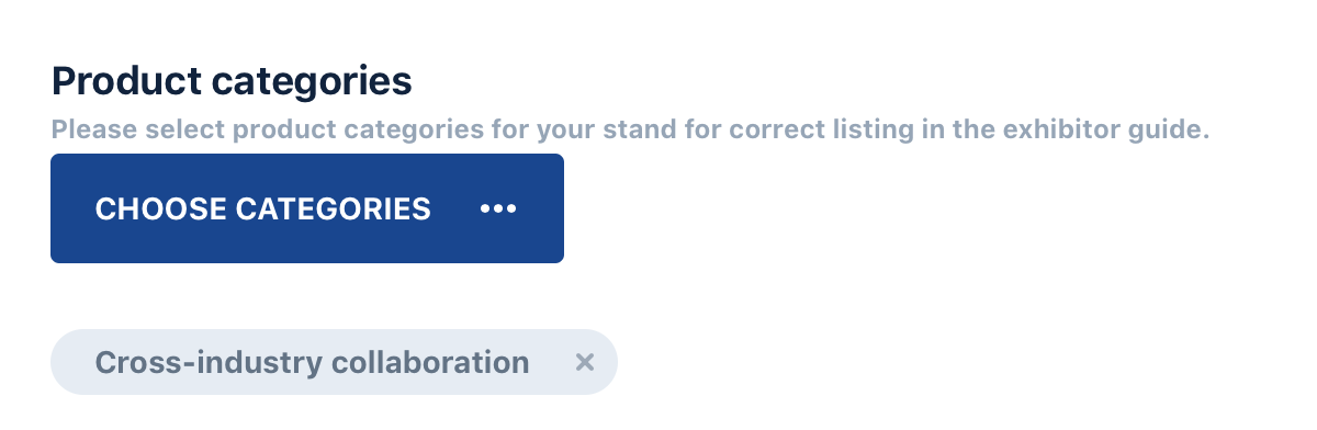 PRODUCT CATEGORIES