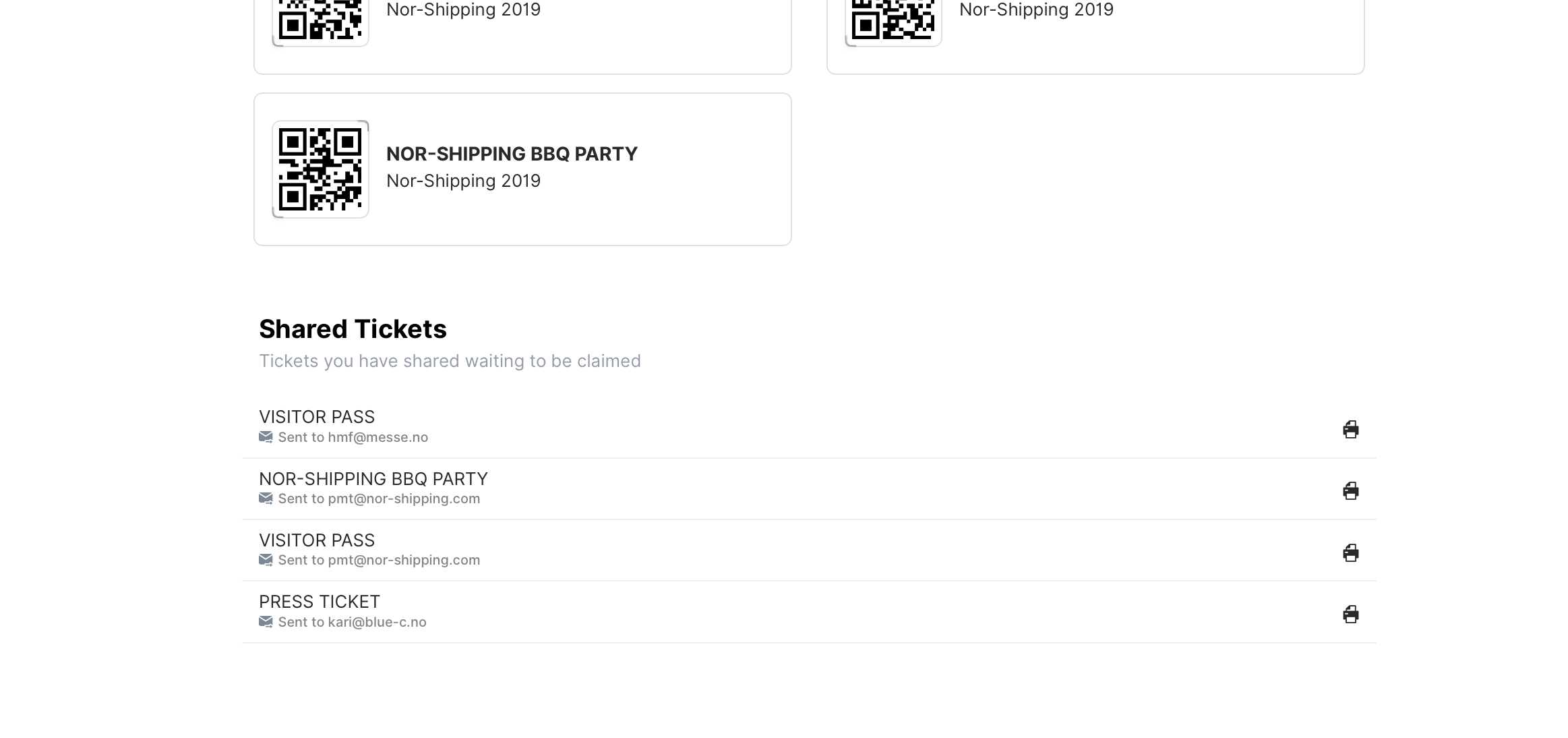 6. KEEP CONTROL OF SHARED TICKETS