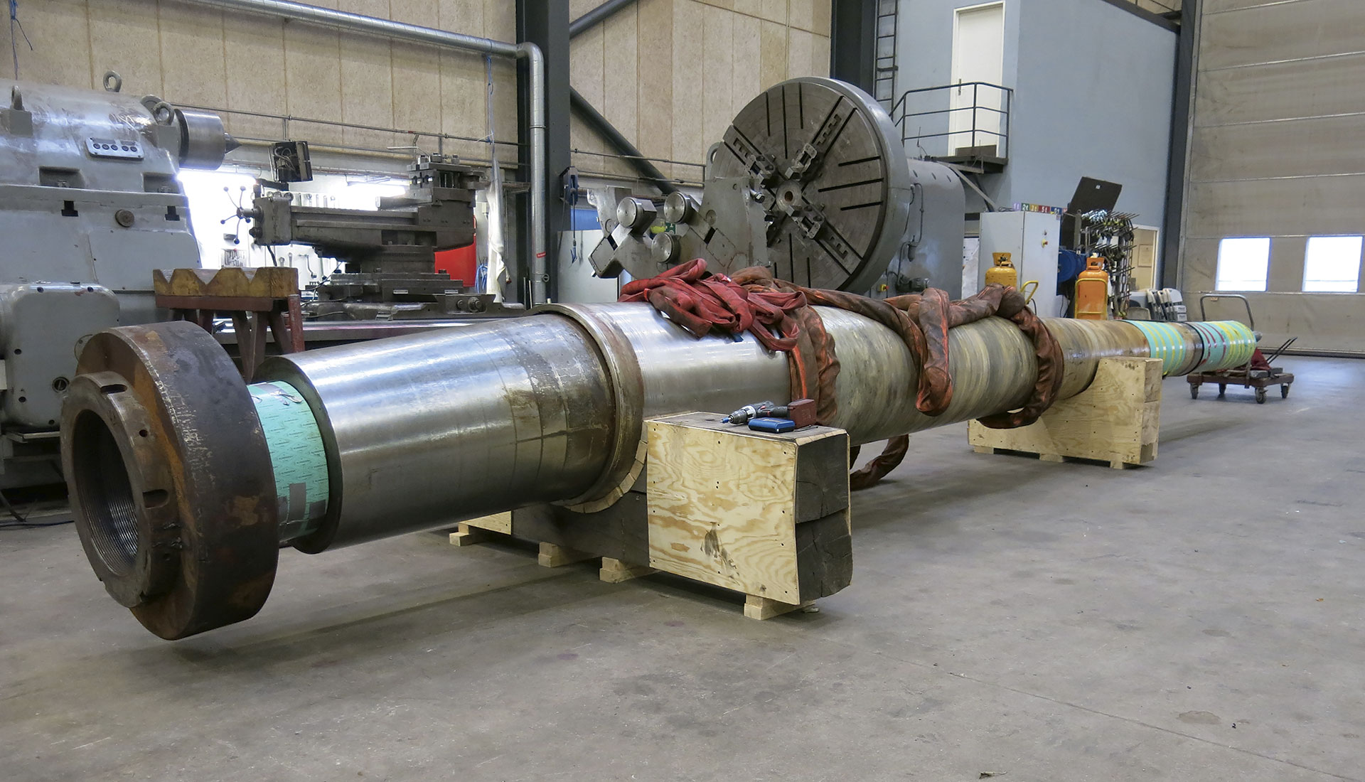 Even the most severe bendings of shafts can be straightened Nor