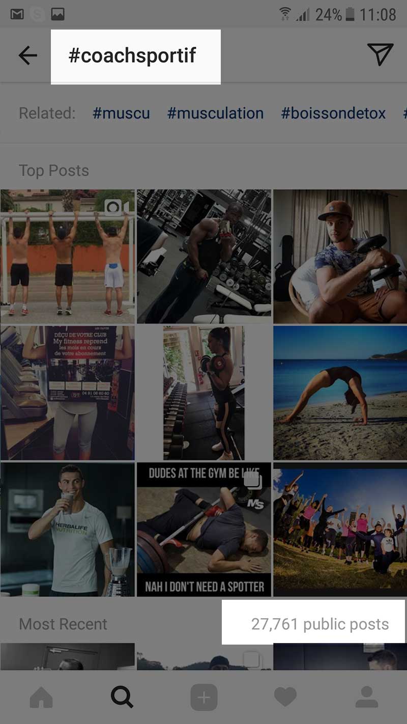 les meilleurs hashtag instagram