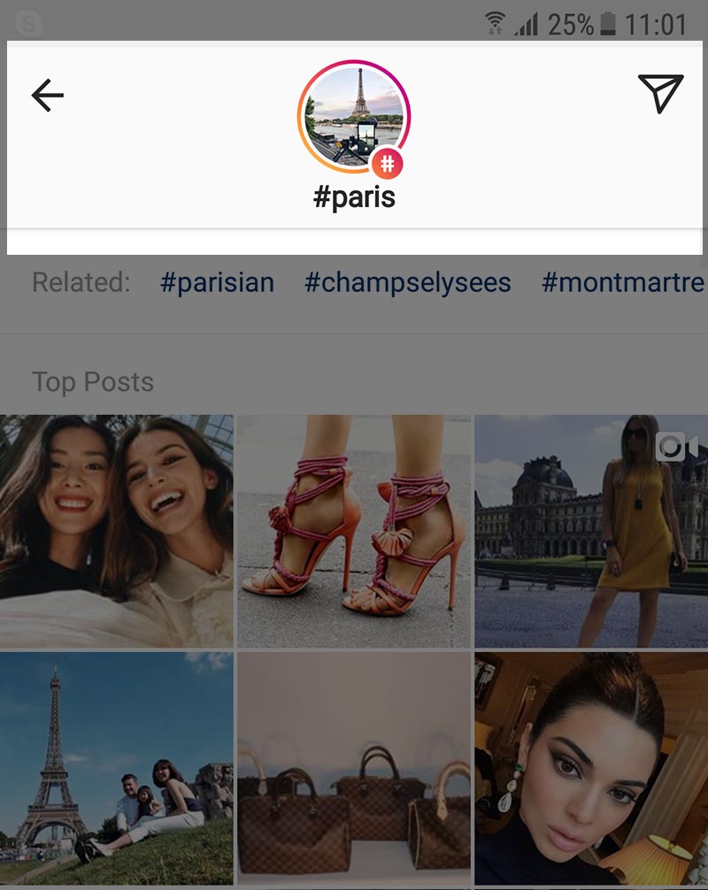 hashtags populaires
