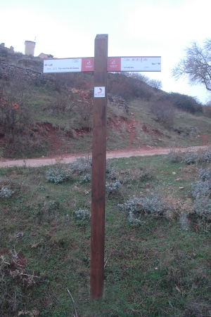 Camino del Cid - Señal direccional