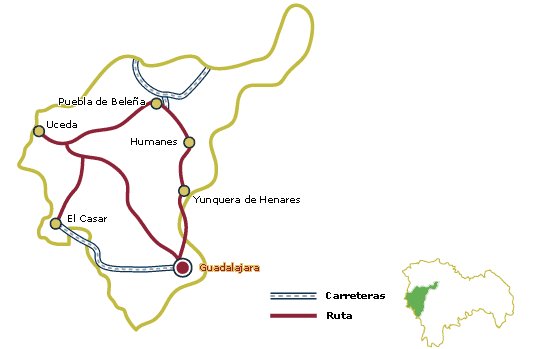 Mapa Ruta la Campiña