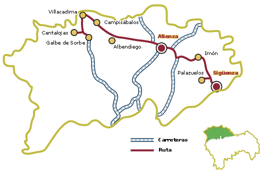 Mapa Ruta de las Serranías
