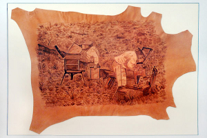 Artesanía, Grabado en Piel