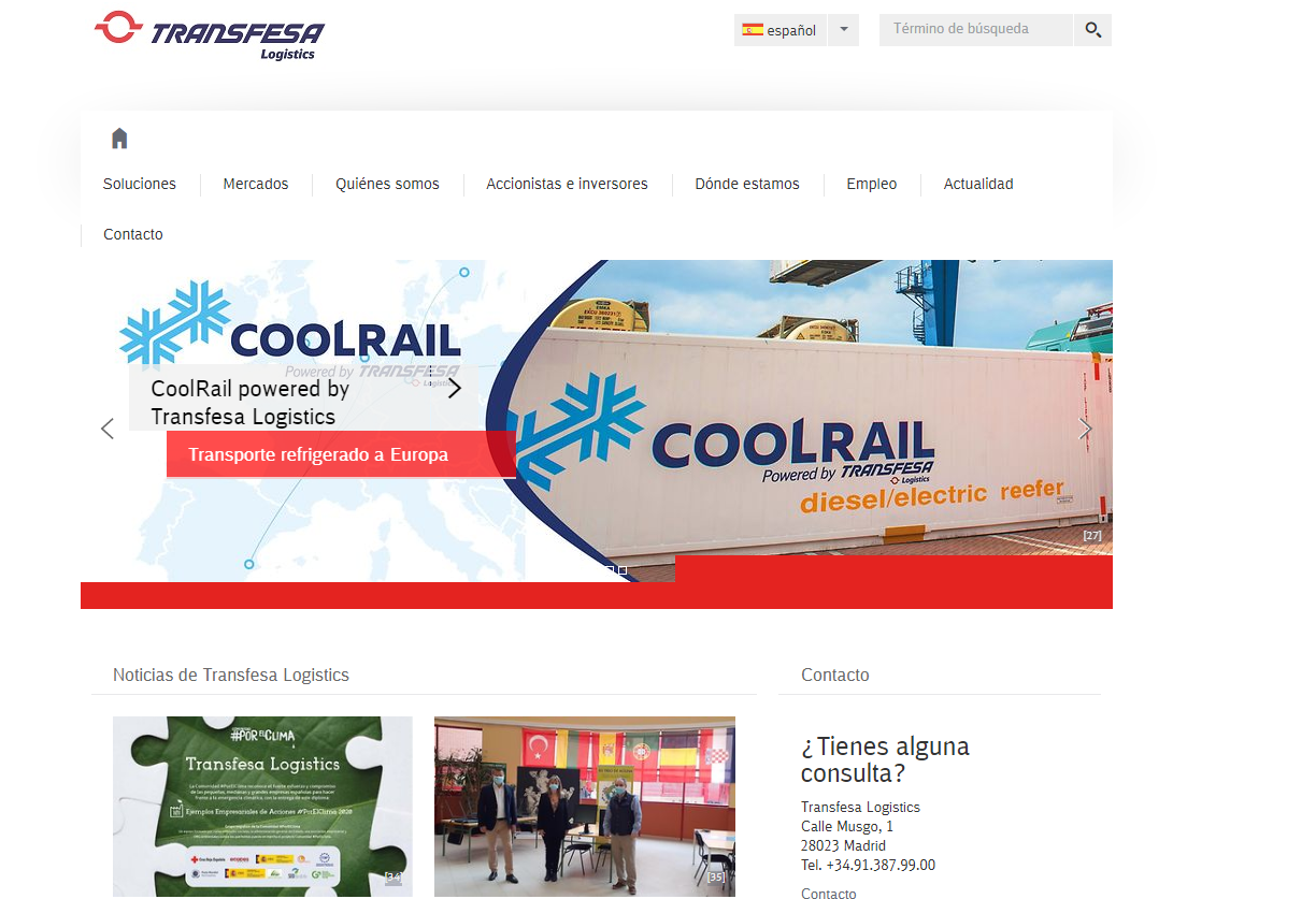 Rediseño web corporativo para una empresa de servicios