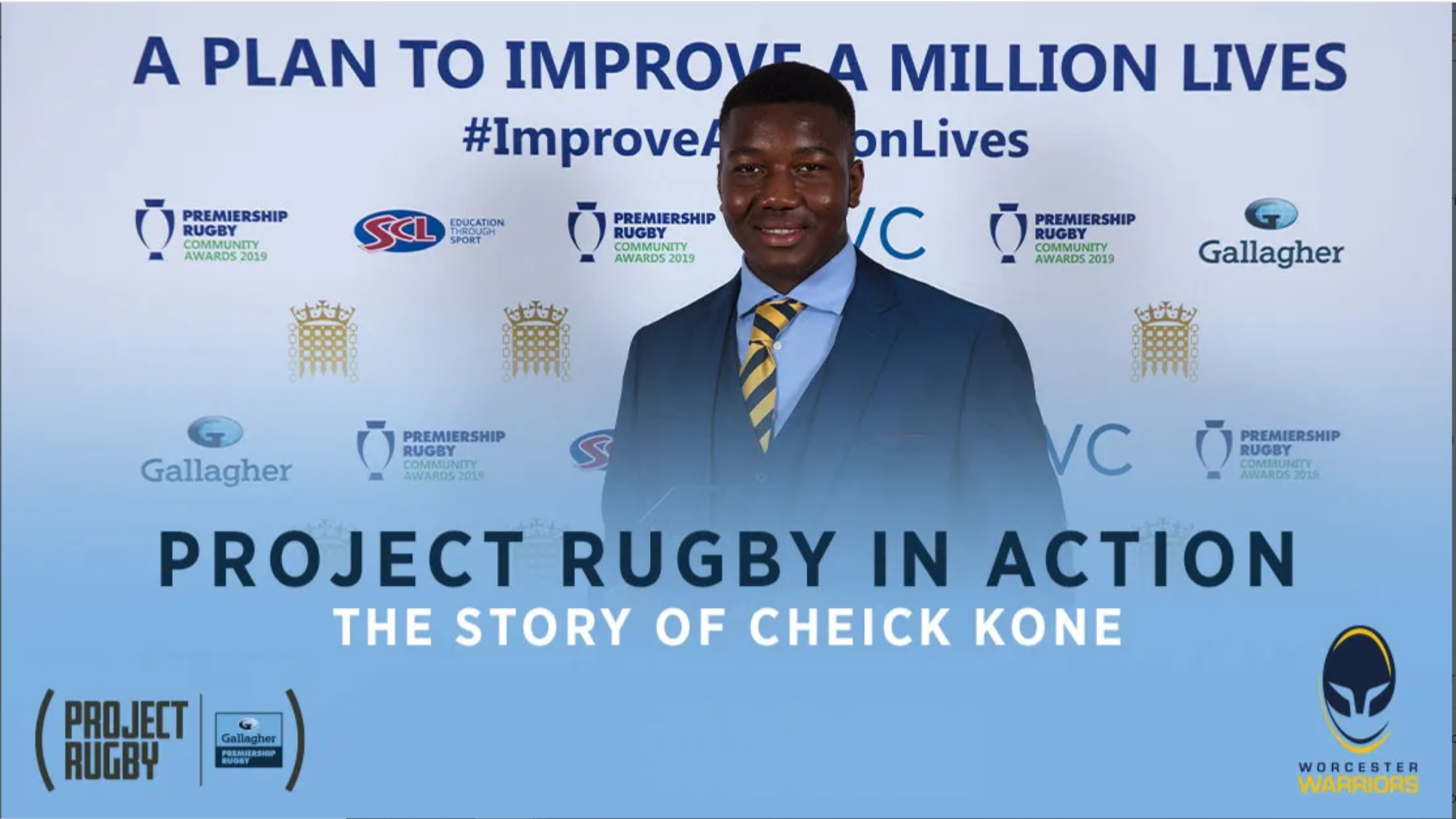 Meet Cheick Kone one of the stars of the Project Rugby programme