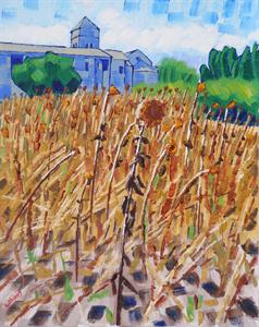 46-view-of-the-church-of-saint-paul-de-mausole-with-sunflowers-2017-by-anthony-d-padgett-after-van-gogh-saint-remy-1889.jpg