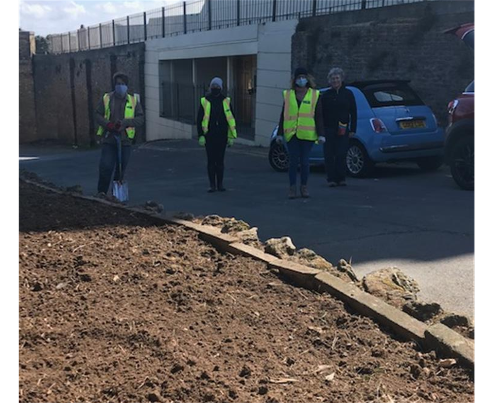 Restoration of Louisa Bay flower beds