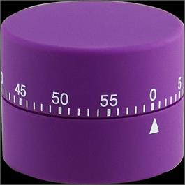 Soft Touch Mechanical Timer - Purple thumbnail