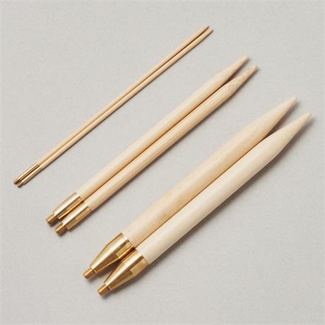 M4 -6.50mm SeeKnit Circular Needle Pair Tips 12.5cm Image 1