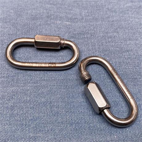 Steel Carabiner Clasp Image 1
