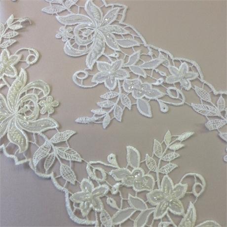 Beaded Embroidered Edging Image 1