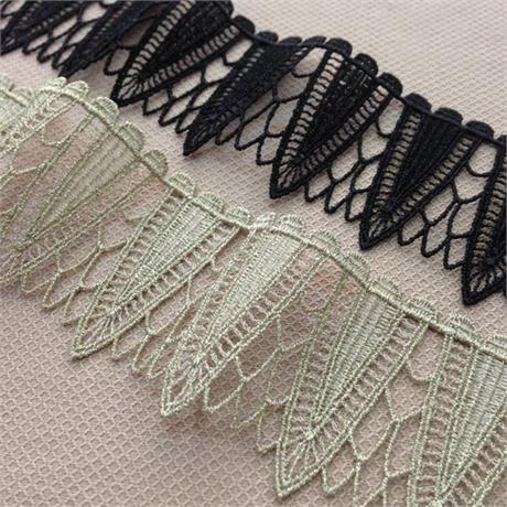 Metallic Macramé Lace Image 1