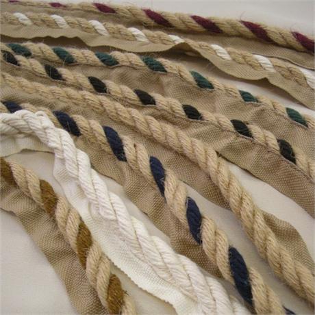 Hessian/Cotton Jumbo Insertion Braid 8mm Image 1