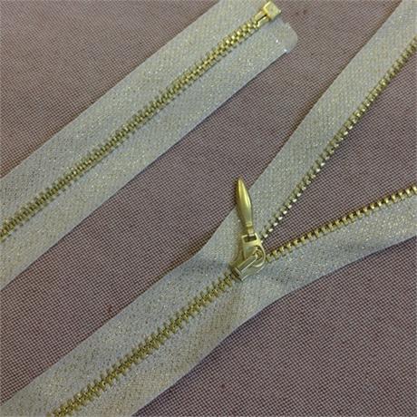 Rubi No.3 Metallic Open End Zip - 50cm Image 1