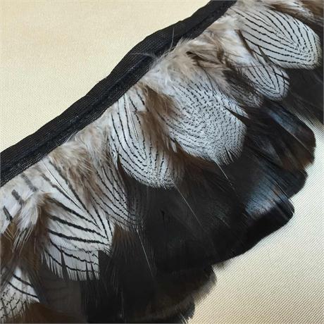 Natural Turkey and Pheasant Fringe Image 1