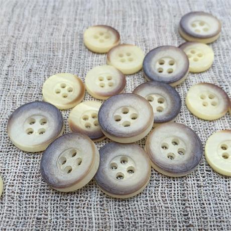 FADE OUTLINE PLASTIC BUTTON Image 1