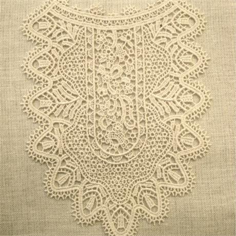 French Cotton Neckline Applique Image 1