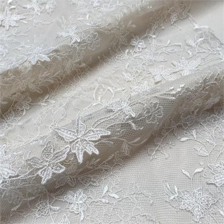 Re-embroidered French Chantilly Image 1