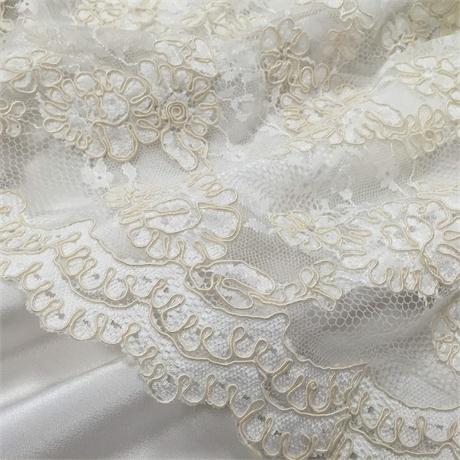CORDED BELGIAN VISCOSE LACE Image 1