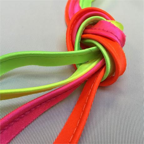 Fluorescent Polyester Satin Piping Image 1