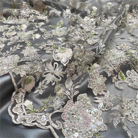Ribbon Beaded Lace Image 1