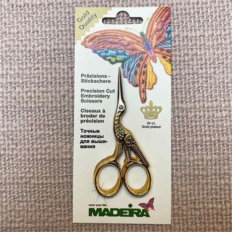 Madeira Gold Plated Embroidery Scissors Image 1