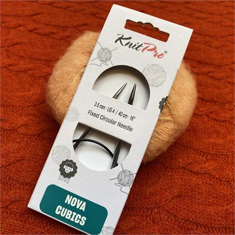 KnitPro Nova Cubics 40cm 3.50mm Circular Needle Image 1
