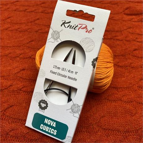 KnitPro Nova Cubics 40cm 3.75mm Circular Needle Image 1