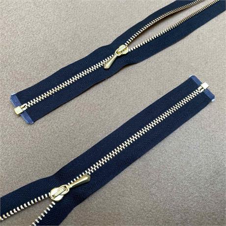 Lampo #3 Brass Open End Zip with  Image 1