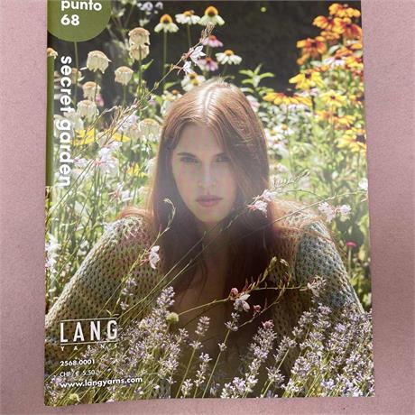 Lang Yarns Punto 68 Secret Garden Pattern Book Image 1