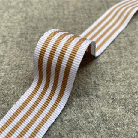 Italian Stripe Petersham Ribbon Image 1