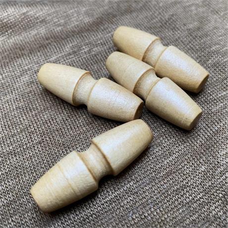 WOODEN TOGGLE 35MM Image 1