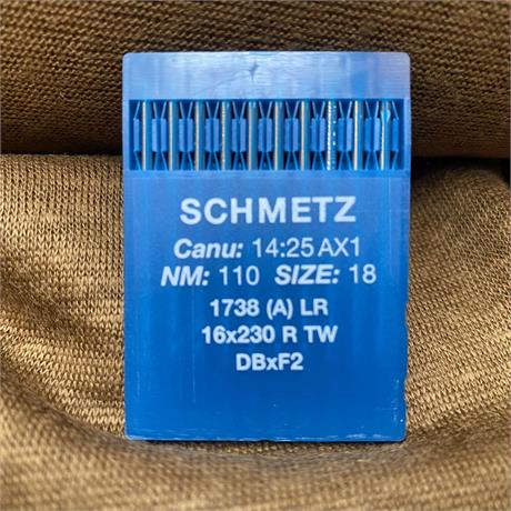 Schmetz Industrial #110 Leather Reverse Point Image 1