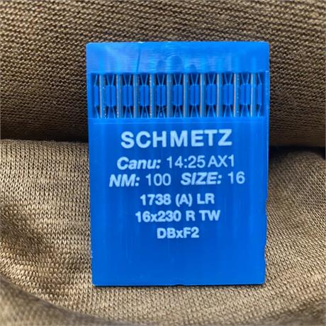 Schmetz Industrial #100 Leather Reverse Point Image 1