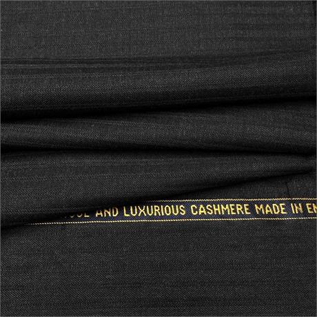Super 160s Charcoal Stripe Image 1