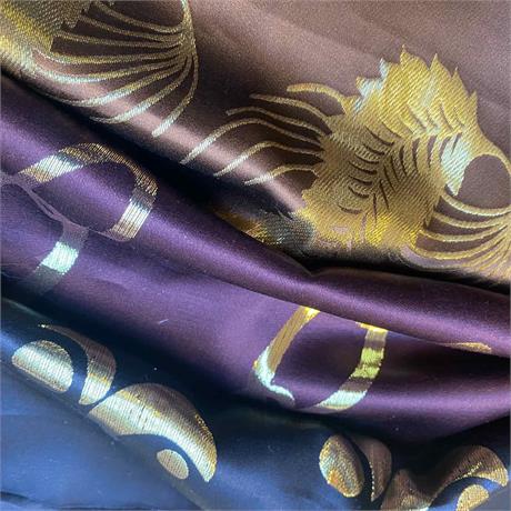 Vintage Silk Lamé Image 1