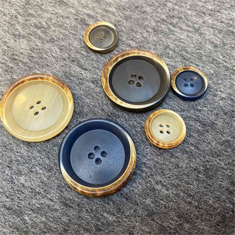 Italian 4-Hole Polyester Button Image 1