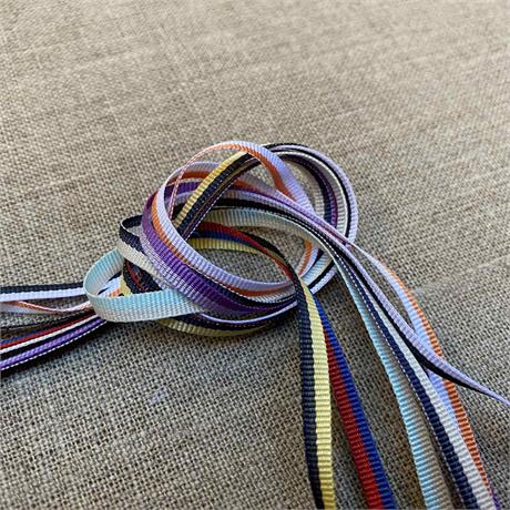 Narrow 2-Colour Polyester Ribbon Image 1