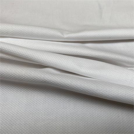 White Pique Shirting Image 1
