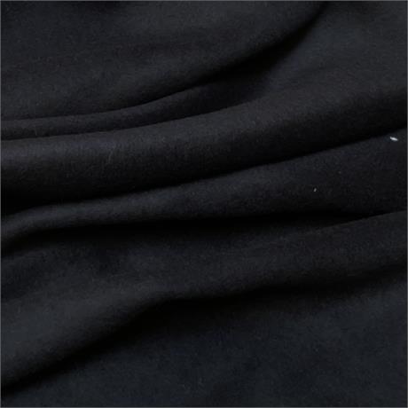 Black Alpaca & Wool Coating Image 1