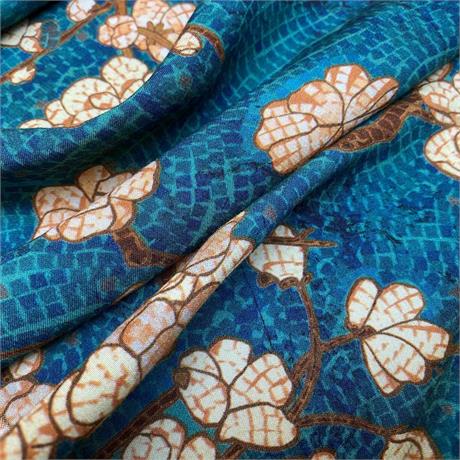 Mosaic Print Satin Image 1