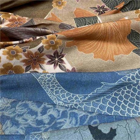 Satin Koi Print Image 1
