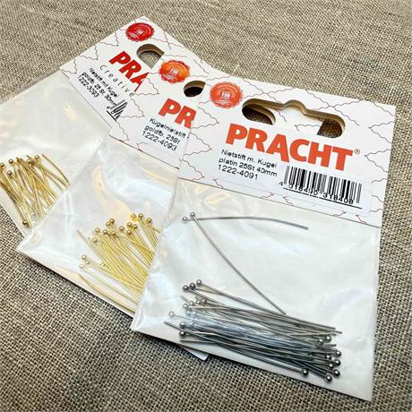 Head Pins with Ball - 25 pieces Image 1