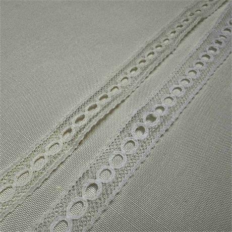 Fine Cotton Eyelet Lace Trim Image 1